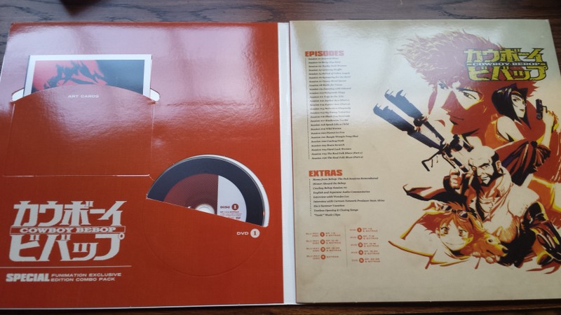 Illustration for article titled Funimation's Limited Cowboy Bebop Release Unpacked (With Bad Lighting)